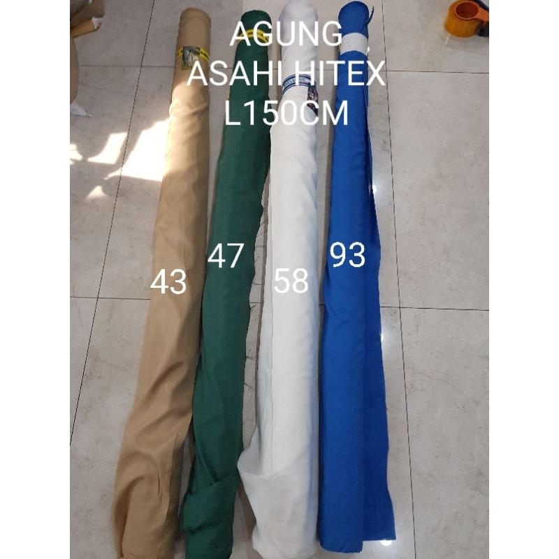 HARGA PER 1 ROL ISI 50 YARD KAIN ASAHI PANJANG HITEX / KAIN ASAHI MURAH / FURING BAJU MURAH / FURING
