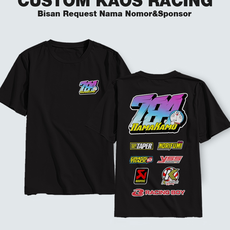 KAOS RACING  REQUEST NAMA  NOMOR SESUAI KEINGINAN  BAJU RACING  KAOS PRIA  BAJU DISTRO