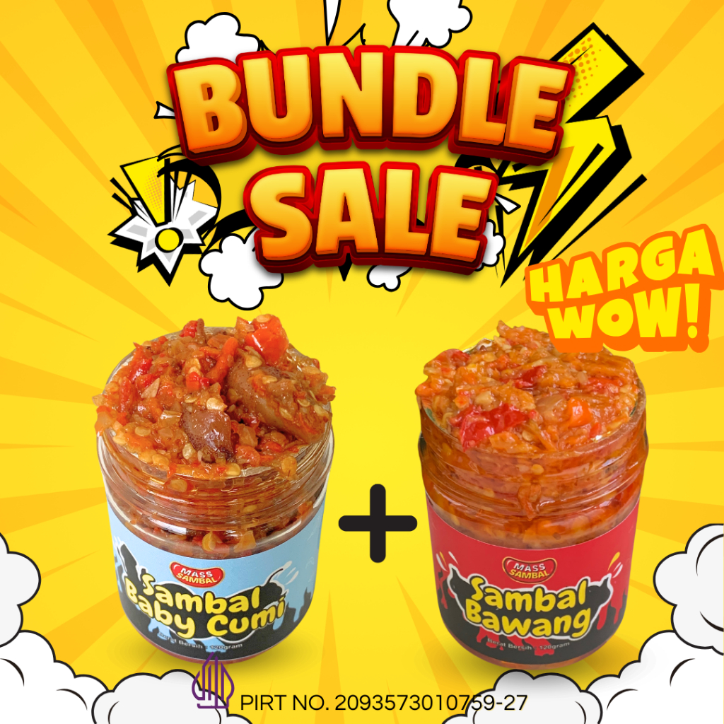 

Mass Sambal - Paket Hemat Sambal Baby Cumi Sambal Bawang