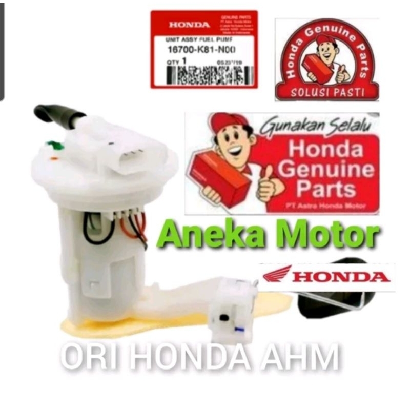 Fuelpum Fuel Pump Rotak Pompa Bensin Injeksi Honda Beat eSP K81  Beat Street K81 100% Original Honda