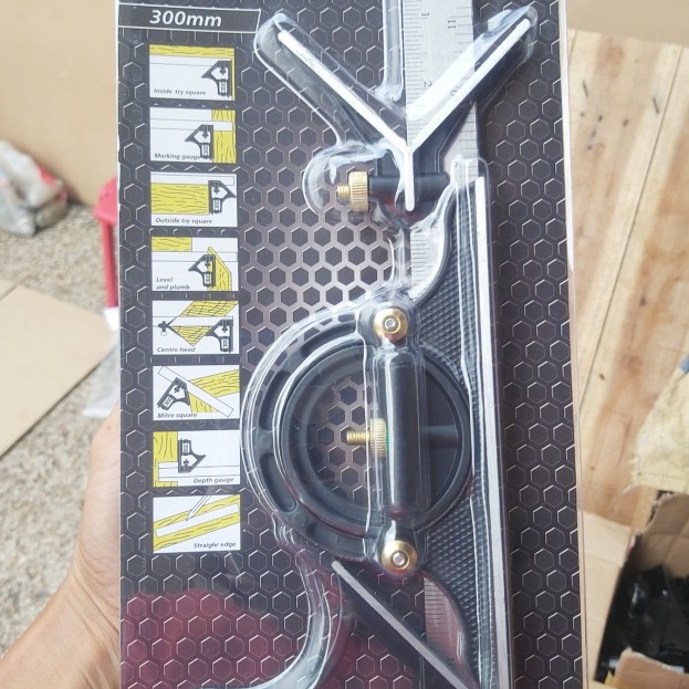 

KF7 Combination Square Ruler Siku Kombinasi Penggaris Wateass