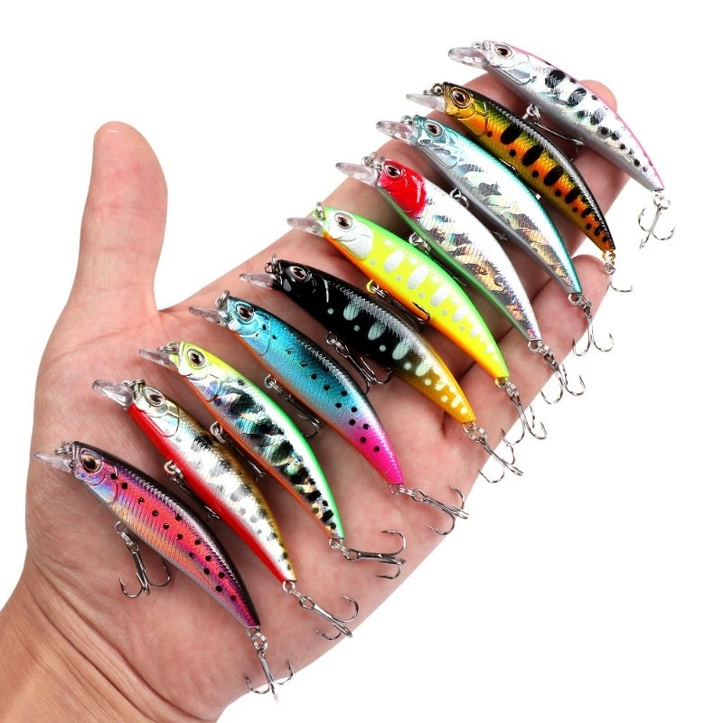 Umpan Pancing Minnow Sinking 6,5cm/6,5gr Umpan Casting Ultralight