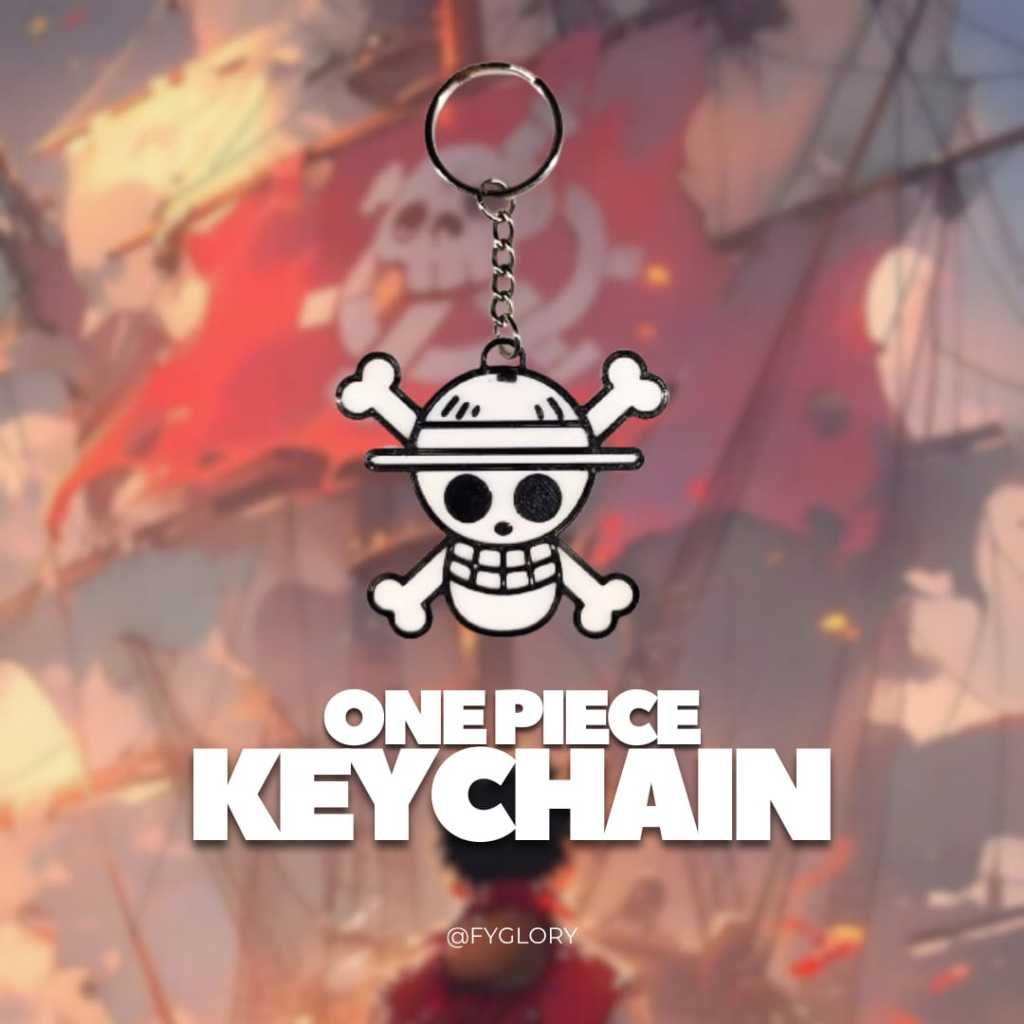 Gantungan kunci 3D one piece / ganci luffy / ganci monkey d luffy / keychain one piece