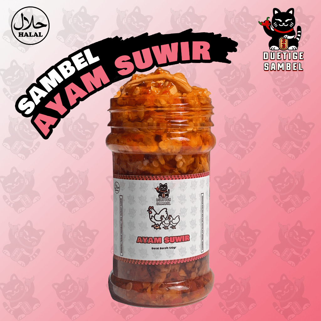 

Sambel Ayam Suwir 120gr - DueTige Sambel