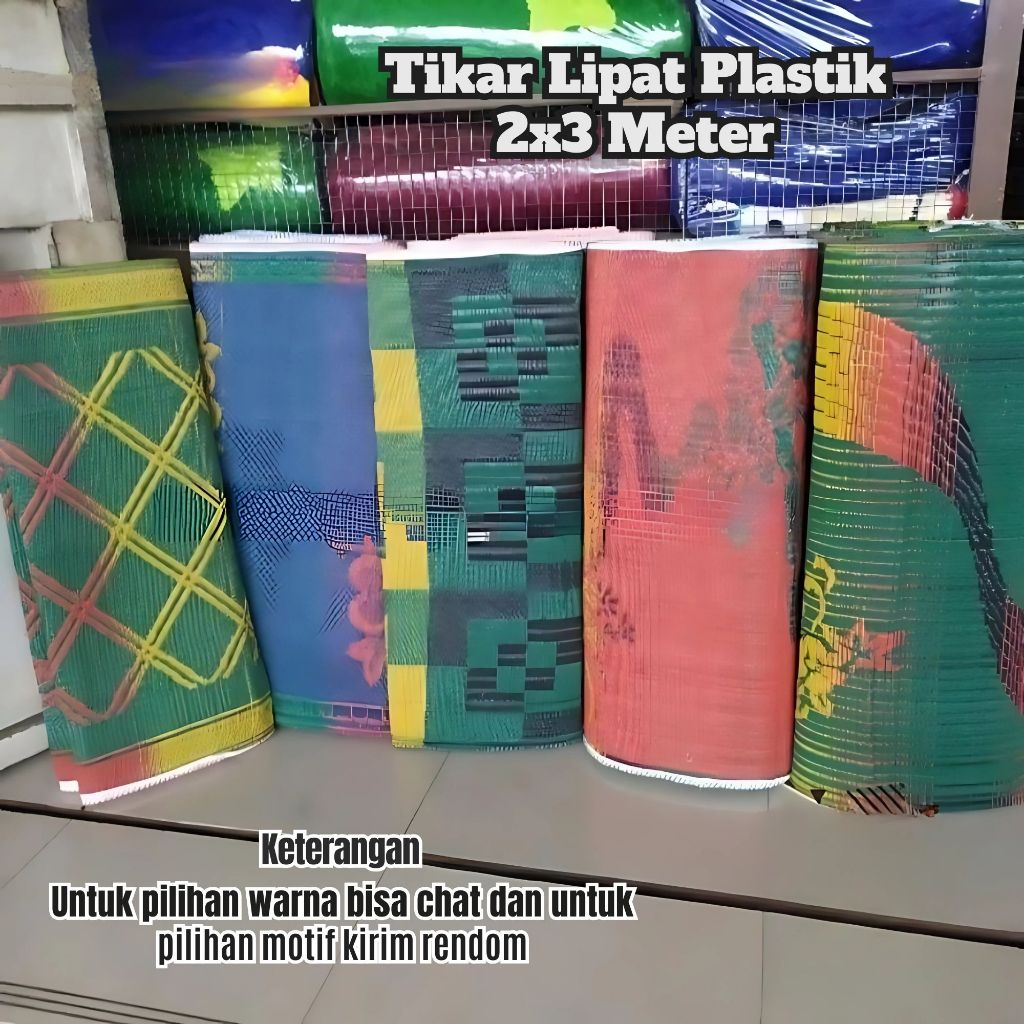 Tikar Lipat Plastik Singa Laut Jumbo Ukuran 2×3(200×300)