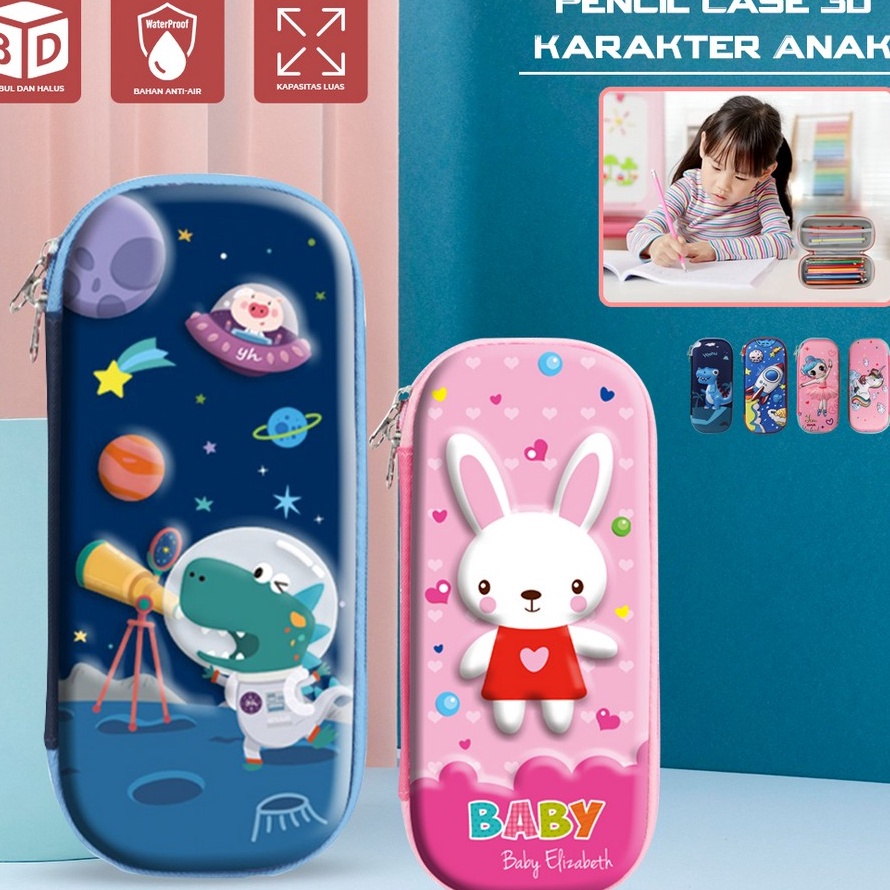 

Terbaru Kotak Pensil 3D Karakter Timbul Tempat Pensil Anak Sekolah TK Tempat Penyimpanan Alat Tulis Anti Air Import ami A39