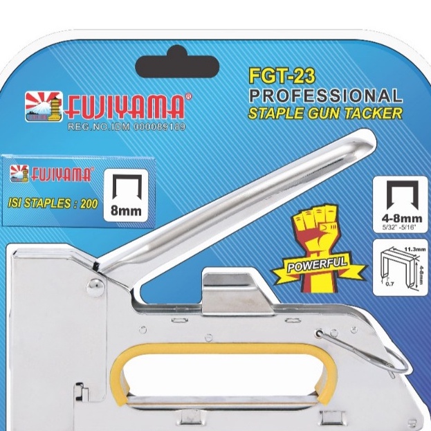 

Murah FUJIYAMA FGT23 STAPLER STAPLES KAYU TRIPLEK GUN TACKER 138
