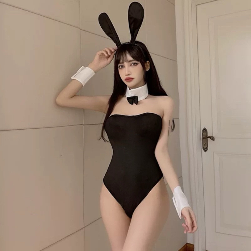 【Lolicos】Ready Bunny Girl Cosplay Costume Mai Sakurajima Sexy Cute Leather Temptation Bunny Girl Sen
