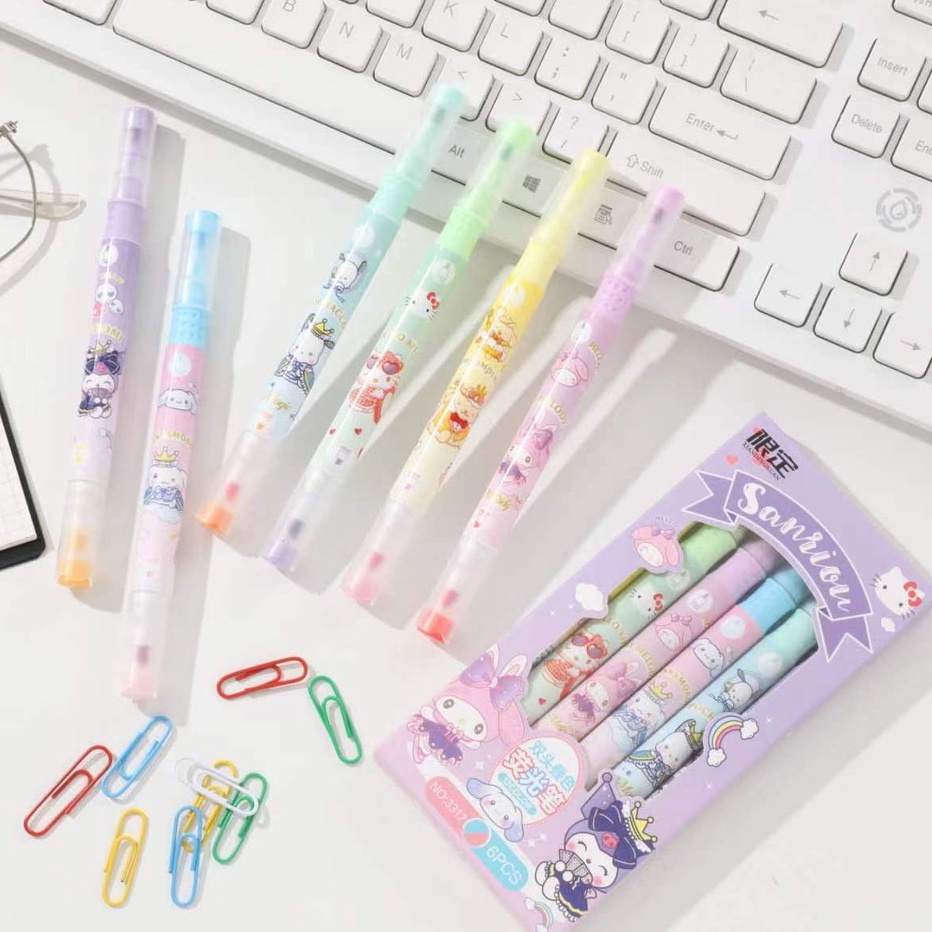 

Grosir STABILO DAN SPIDOL 2IN1 MOTIF KAWAII STABILO ISI 6 WARNA