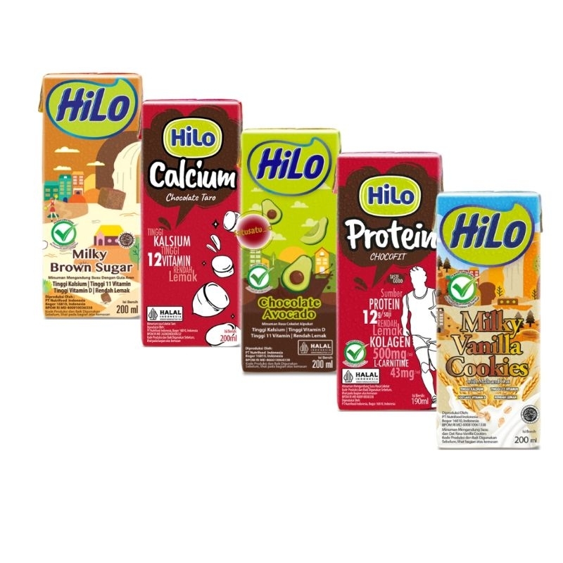 

Susu Hilo Kotak 200ml All Variant