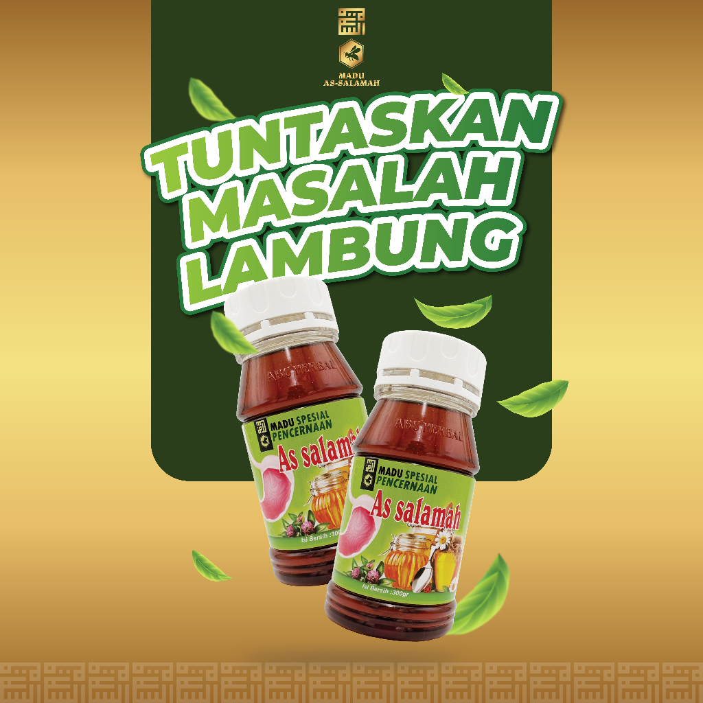 

As Salamah - Madu Spesial Pencernaan 300 Gram Madu Asam Lambung, Maag dan Gerd