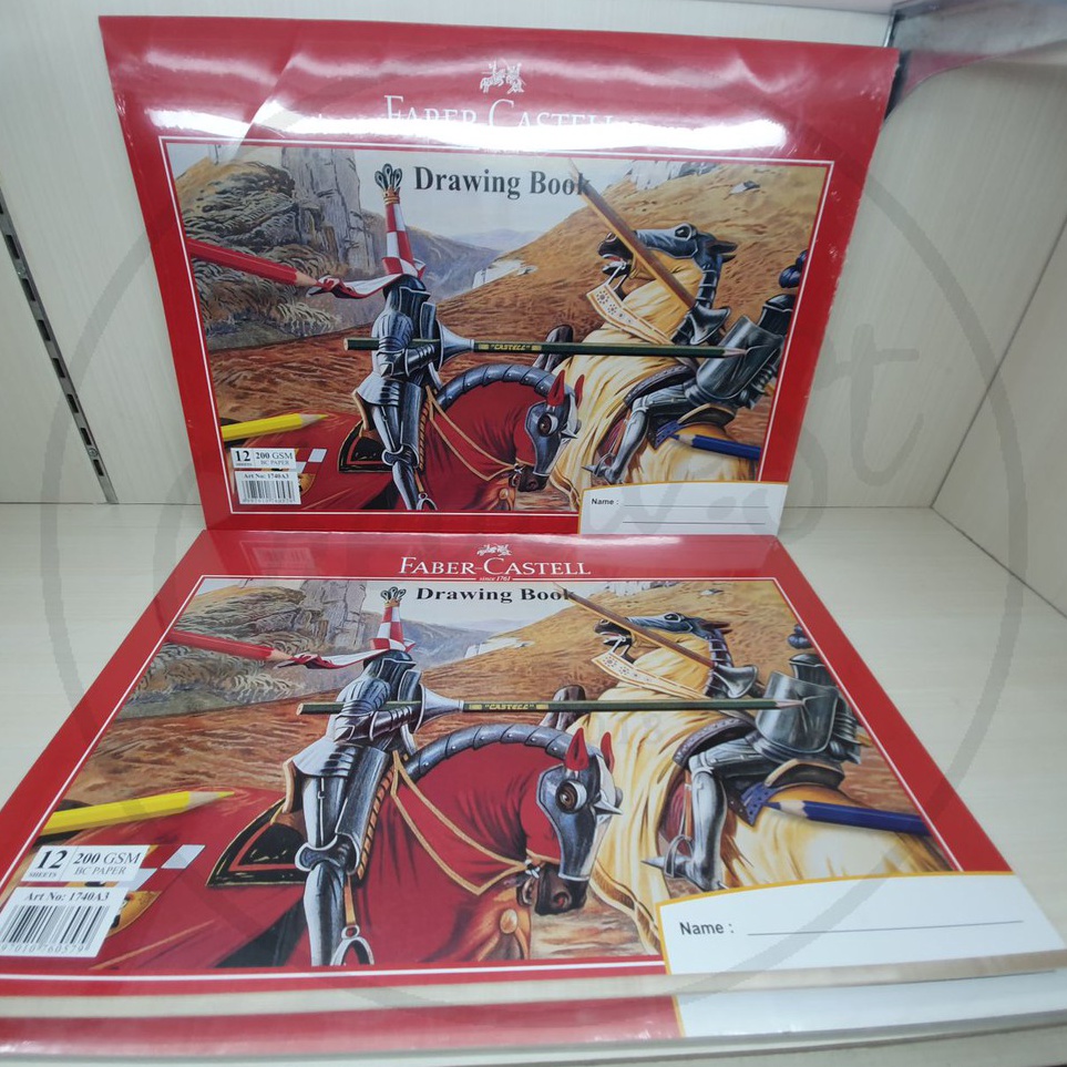 

ART X2F6 FABER CASTELL Sketch Book Drawing Book A3 Buku Sketsa 42 Cm X 3 Cm