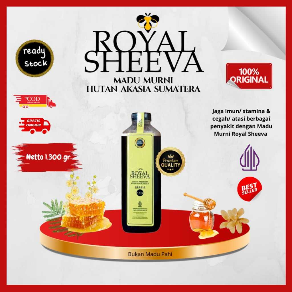 

Madu Murni Royal Sheeva 100% Ori 1300gr Premium | Halal MUI Asli dari Hutan Akasia Sumatera