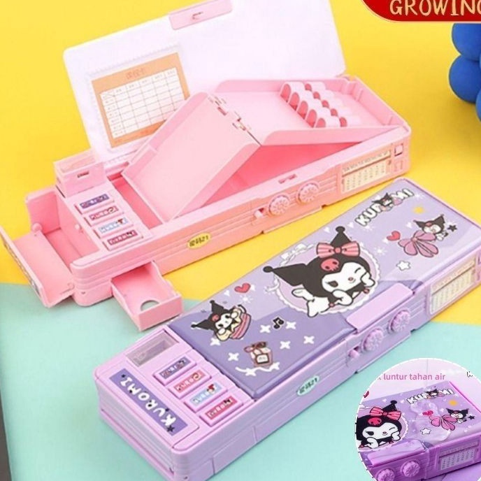 

Murah Gaya Kuromi Kotak Alat Tulis Multifungsi Kunci Kode Perempuan Pensil Dua Sisi Bernilai Tinggi Kapasitas