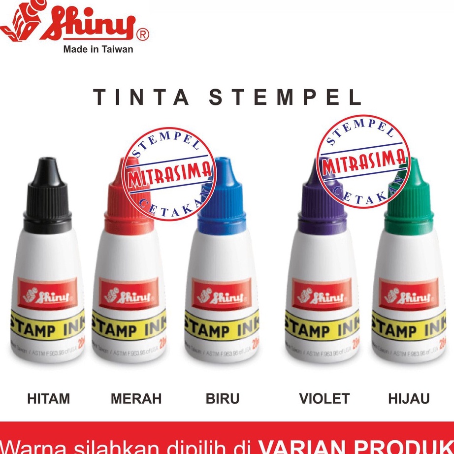 

KP8 Tinta stempel Merk Shiny