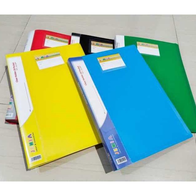 

Mega CH4 Clear Holder Display Book Sheets Map 4 Pocket Folio F4