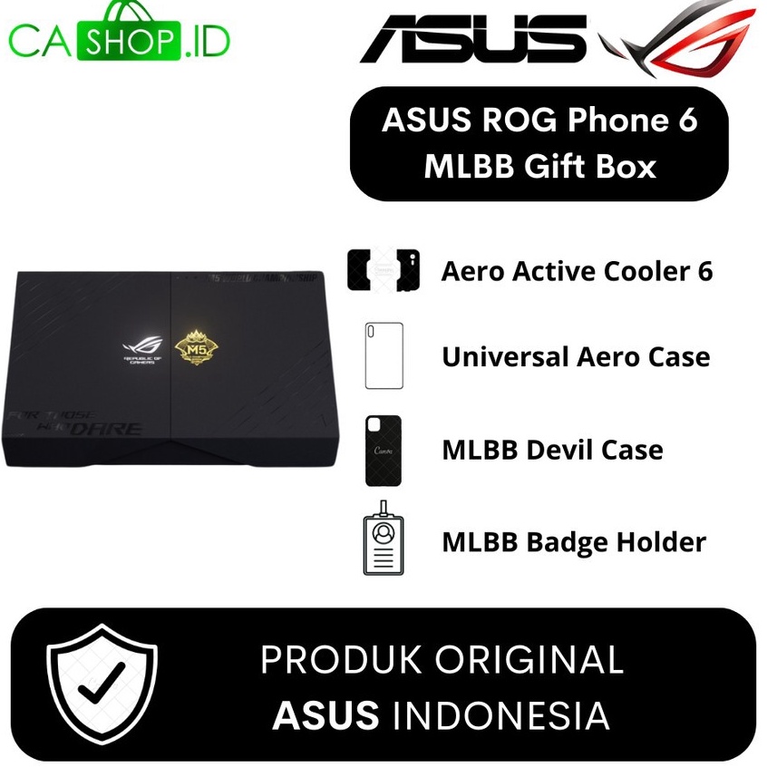 Asus ROG Phone 6 MLBB Gift Box  Devilcase Cooler 6 Pendingin Aerocase KODE Z2M3