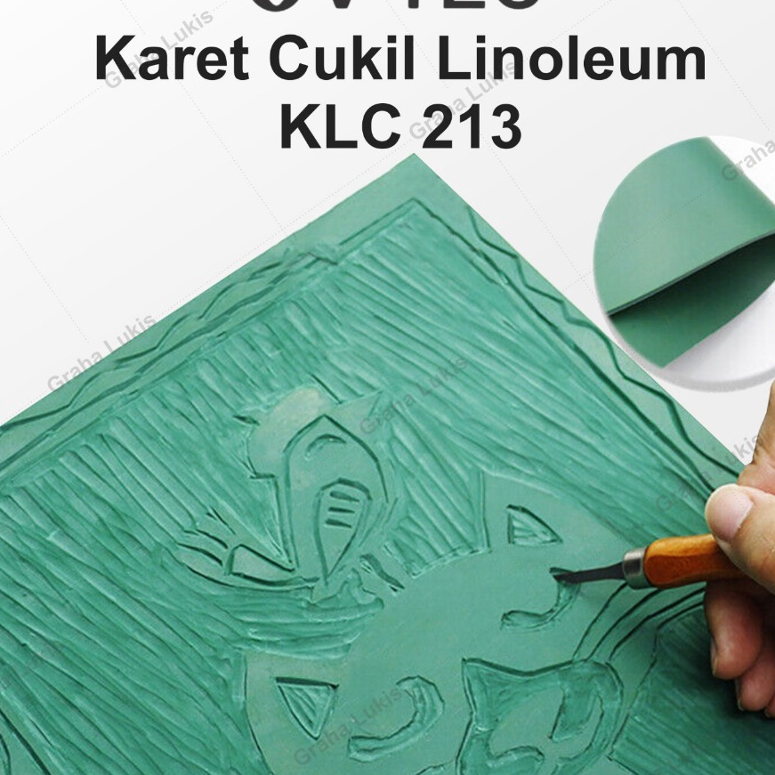 

Eksklusif Karet Lino Cutter A3 A4 A5 Vtec Karet Cukil Linoleum KLC 213