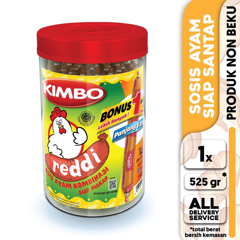 

Diskon sekarang KIMBO Reddi Sosis Ayam Toples