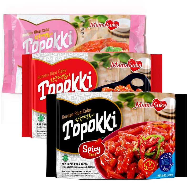 

Miliki sekarang Topokki Instan Korea Rice Cake MamaSuka toppoki HALAL 134 gr Mama Suka Topoki korean