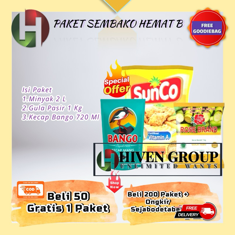 

PAKET SEMBAKO HEMAT B