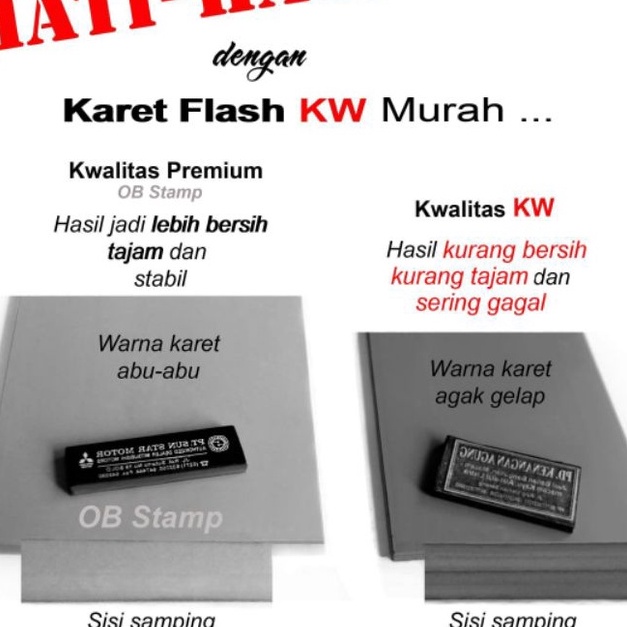 

KF7 Karet Stempel Flash 33cm x 15cm x 7mm