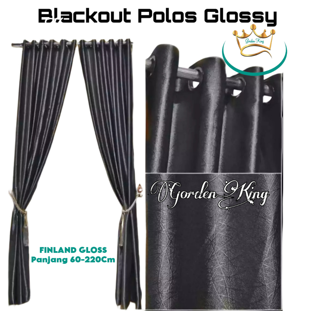 GORDEN PINTU MINIMALIS HORDENG PINTU KORDEN JENDELA TIRAI BLACKOUT POLOS EMBOSS