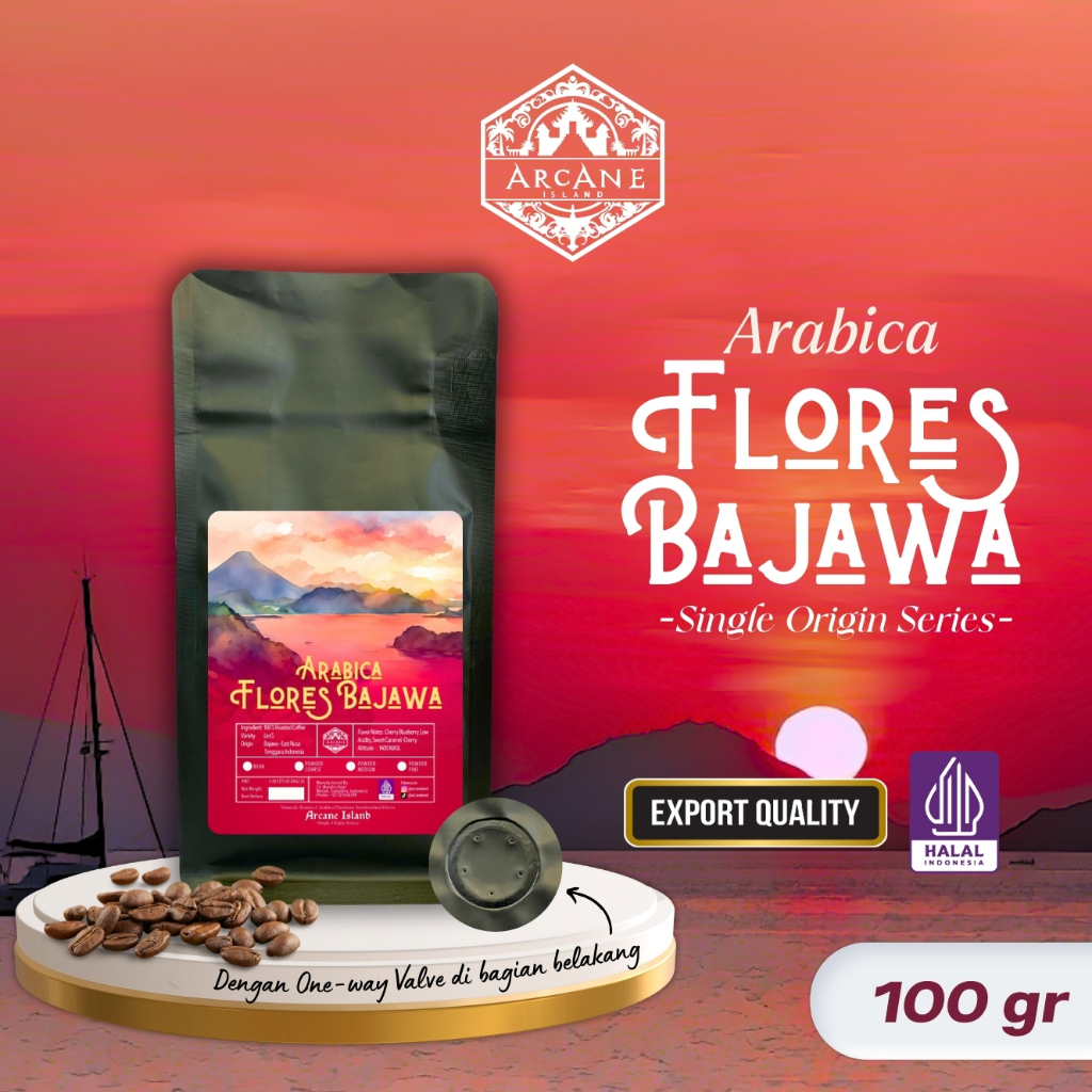 

Arabica Flores Bajawa - Semi Washed | Single Origin Series | Arcane Island - 100 gr