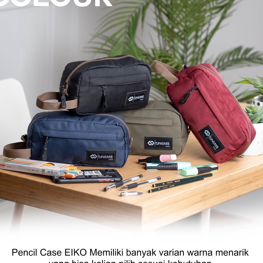 

Hot HEYLOOK Official Tempat Pensil EIKO Kotak Pensil Pencil Case Kostak Anak Atk Sekolah Kuliah Kantor Kerja