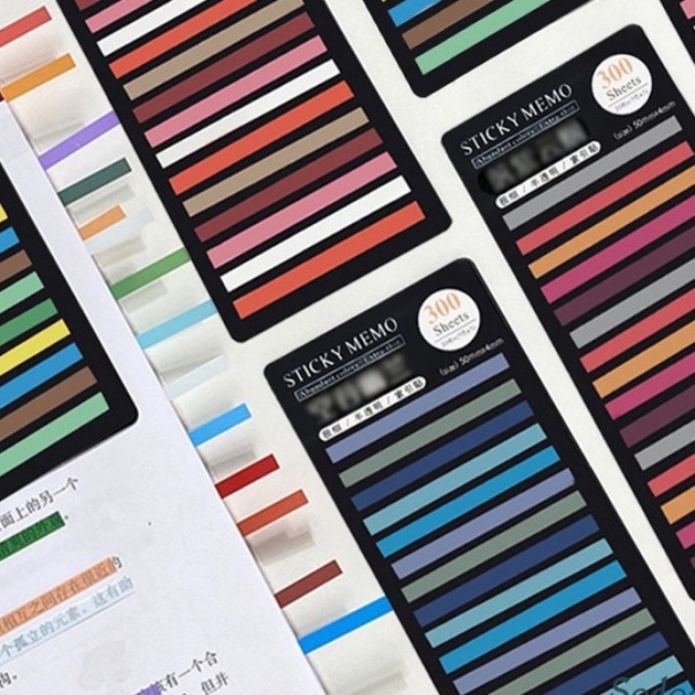 

KF7 Sticky Memo Index Bookmark Pembatas Buku Hhlht Buku Post Notes 2
