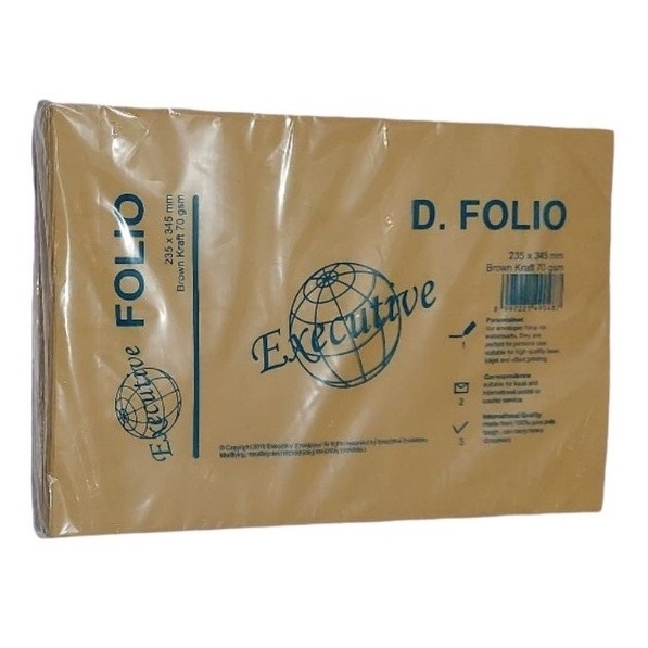 

ART R6V3 Amplop Coklat Folio Executive 1 pack isi 1 pcs