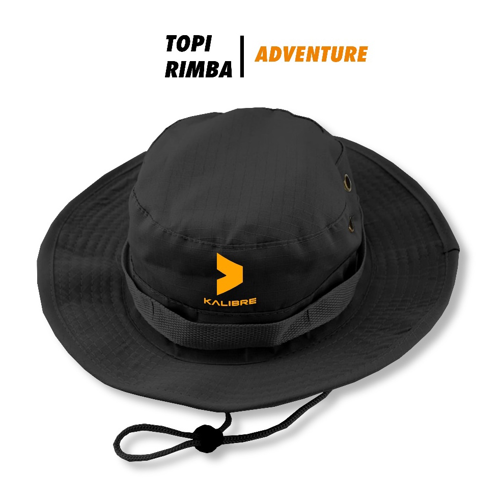 Harga Bulan Ini Topi Rimba Hat Logo Kalibre Outdoor Premium  Rimba adventure Hiking Topi Pendaki Pri