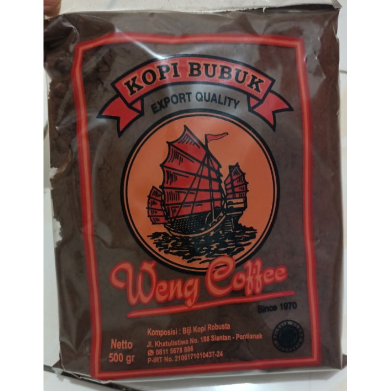 

WENG KOPI 500 GRAM/WENG COFFEE PONTIANAK