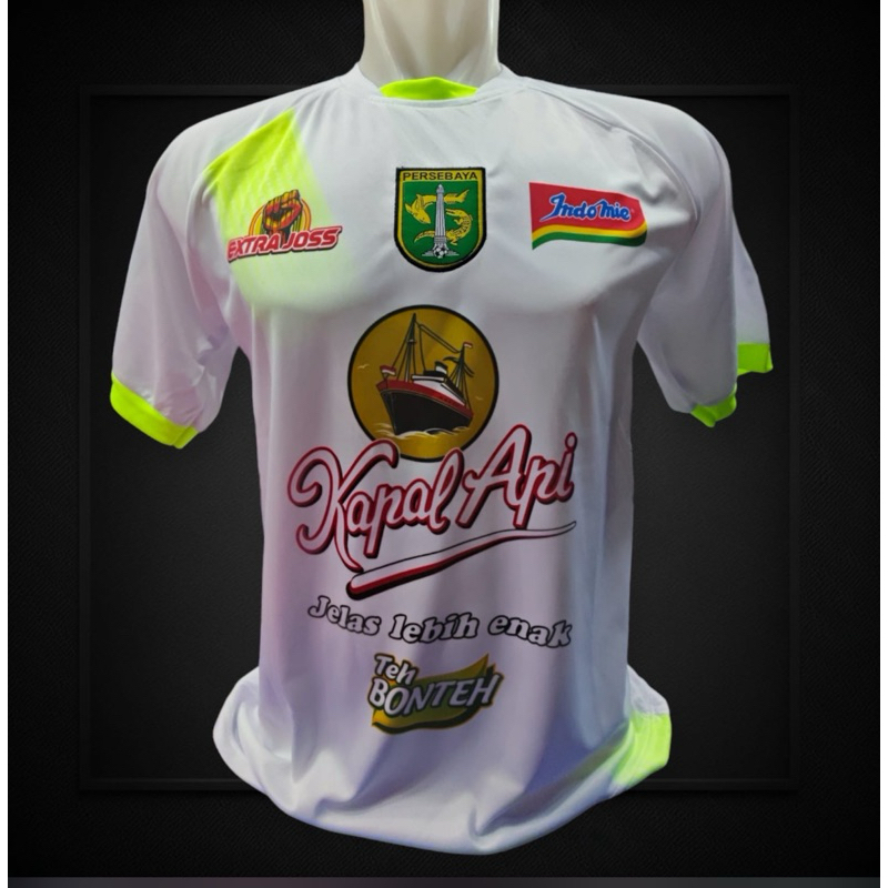 Jersey persebaya away home / jersey prematch retro kita persebaya