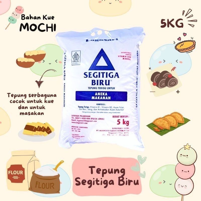 

Segitiga Biru Tepung Terigu Serbaguna 5 KG