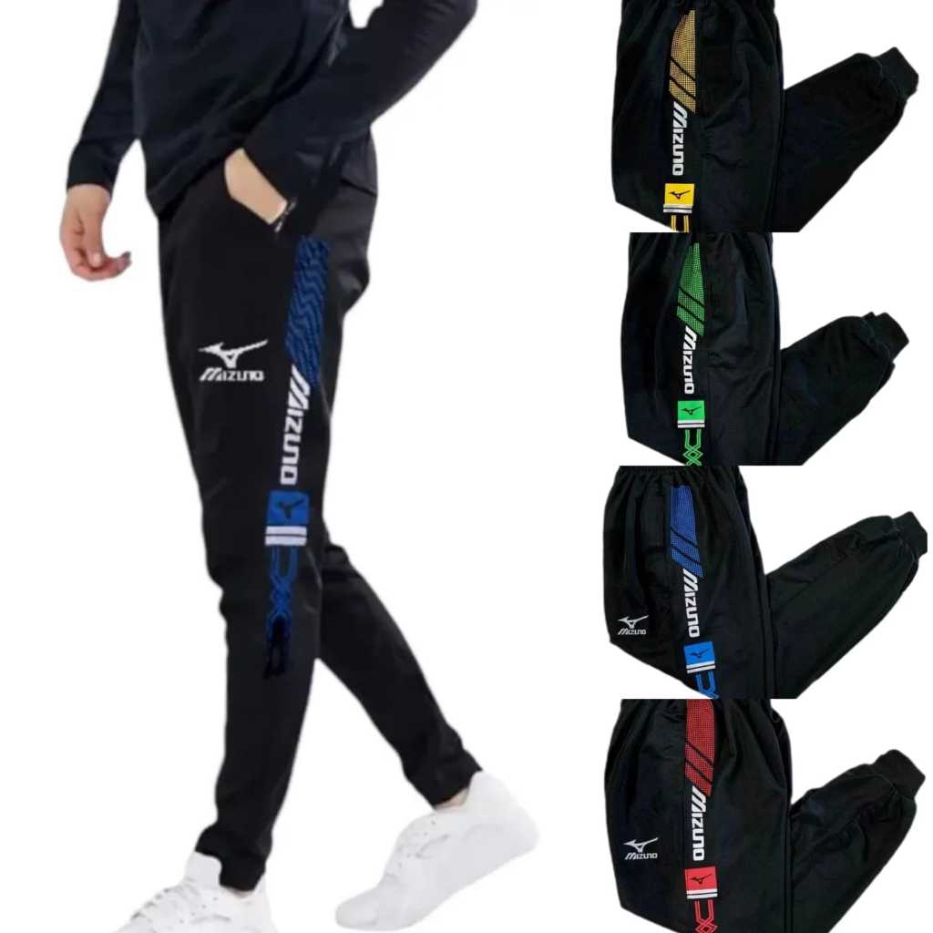 ISI 5 PCS Celana Training Mizuno / Celana Jogger Mizuno / Celana Panjang Mizuno / Celana Mizuno Pria