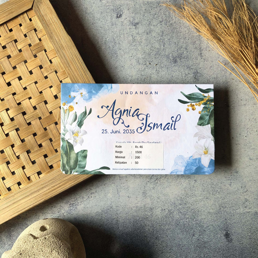 

Undangan Nikah Rz 46 Murah Simpel Modern