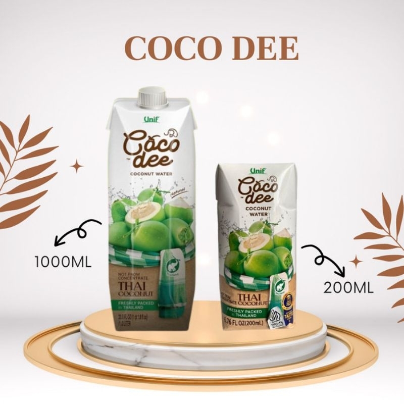 

COCO DEE COCONUT WATER 200ML 1000ML