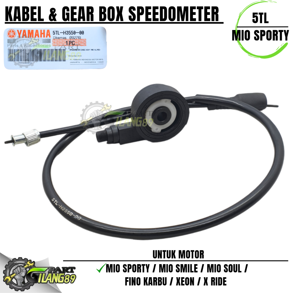 KABEL SPEDOMETER  MIO SPORTY 5TL + GEAR BOX  MIO SPORTY / MIO SMILE / MIO SOUL / FINO KARBU