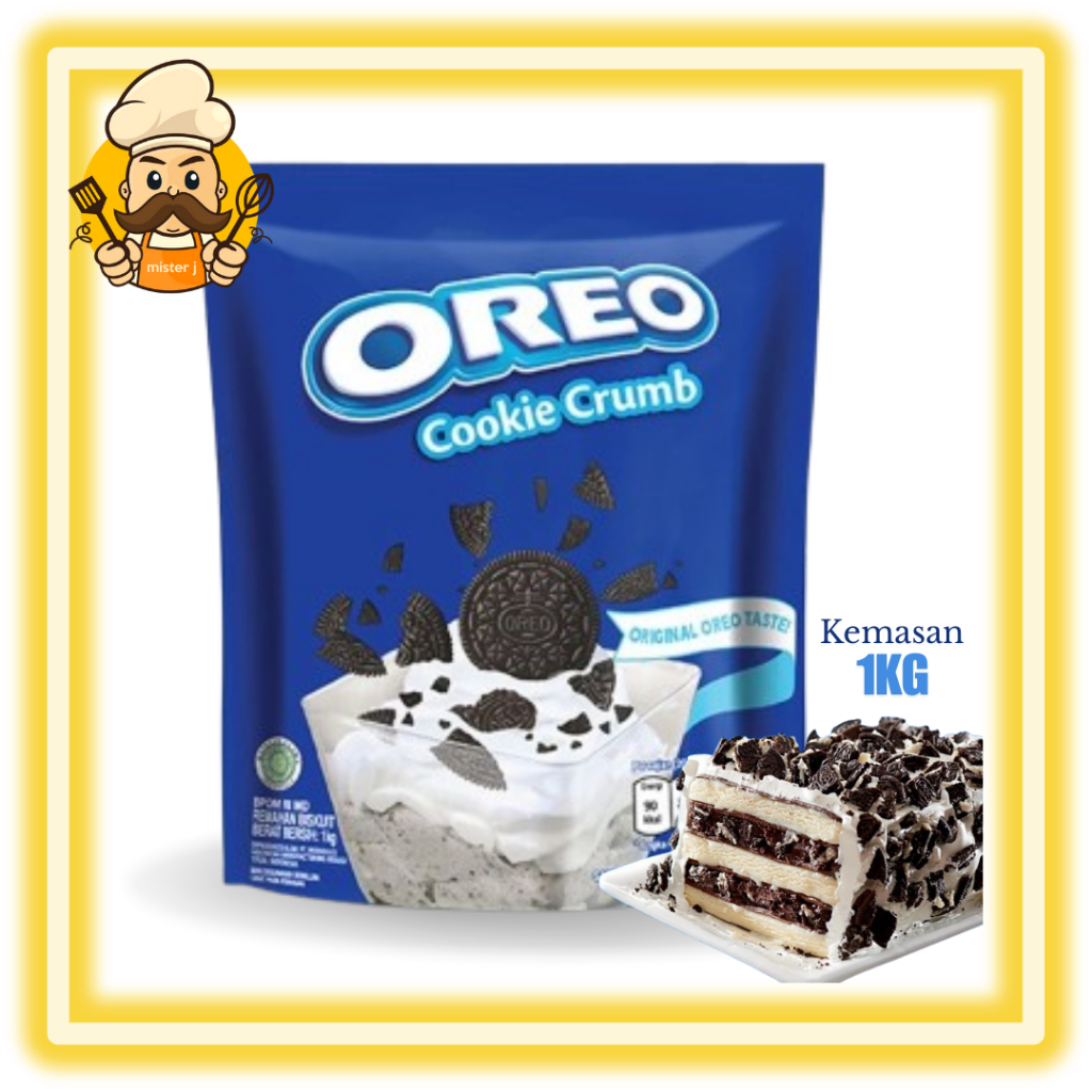 

Oreo Biskuit Cookie Crumb 1kg | Remahan Oreo Original