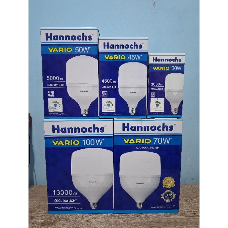 Hannochs Vario 100 W/Lampu Led Hannochs Vario Jumbo 100 Watt/Lampu Bohlam Jumbo Cahaya Putih Bergara