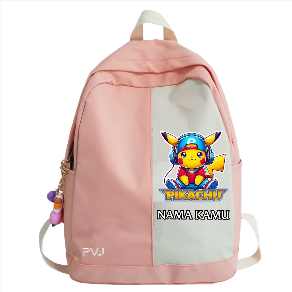 Tas Ransel Lucu Karakter Pikachu Untuk Anak sekolah SD/SMP Terbaru