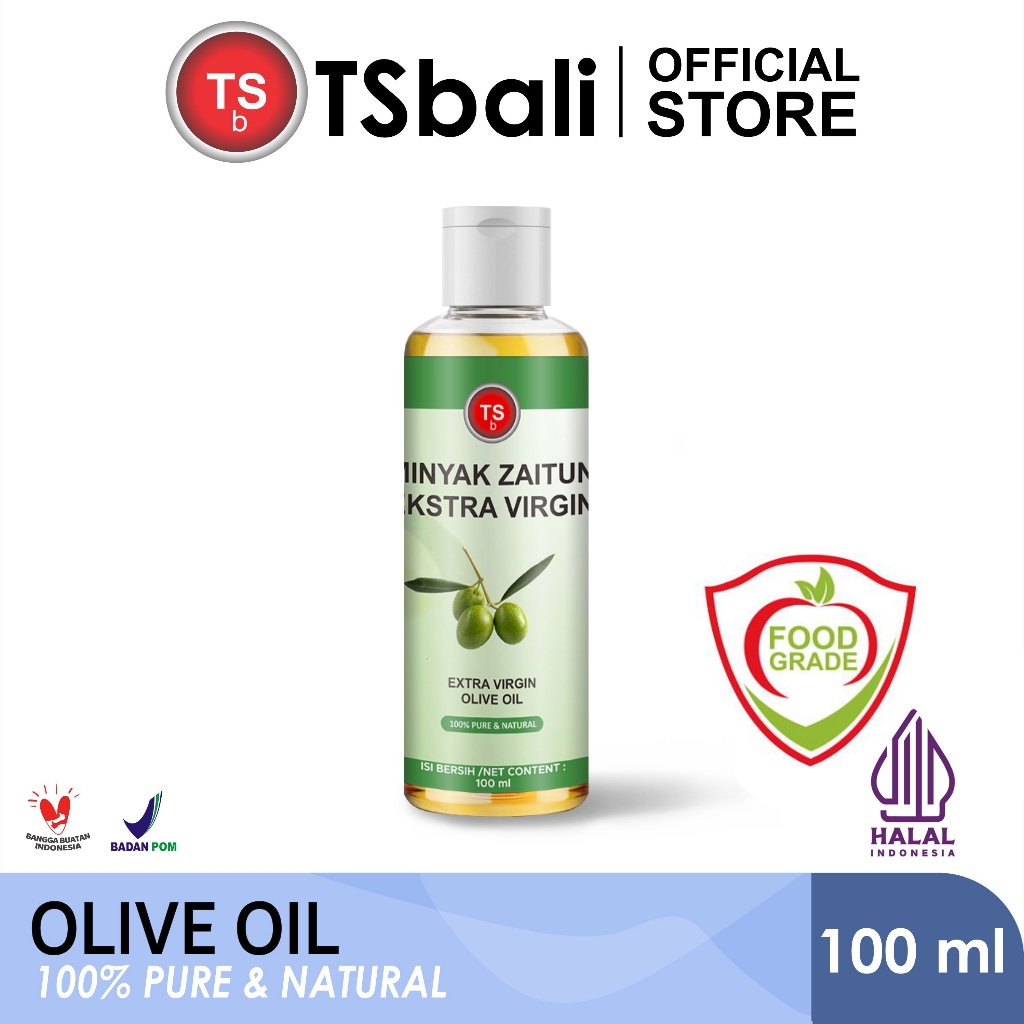 

TSb Minyak Zaitun / Extra Virgin Olive Oil - Food Grade - Unrefined - Cold Pressed