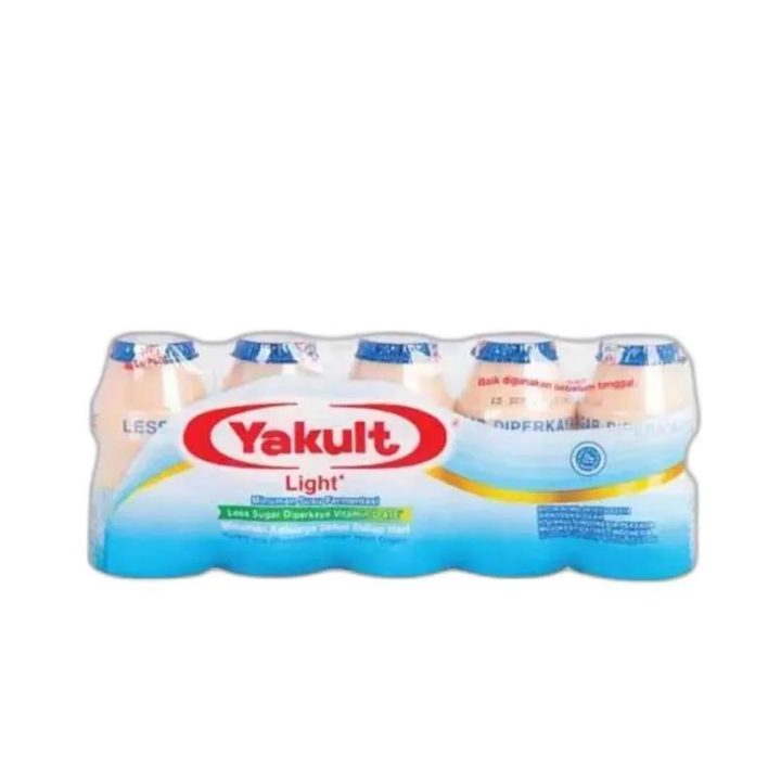 

Yakult Light Less Sugar 65ml 1 Pak Isi 5 Pcs