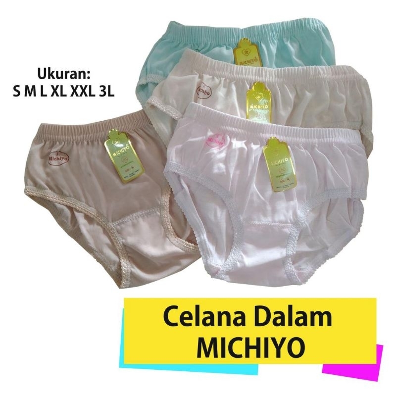 Celana Dalam Wanita MICHIYO 6 Pcs