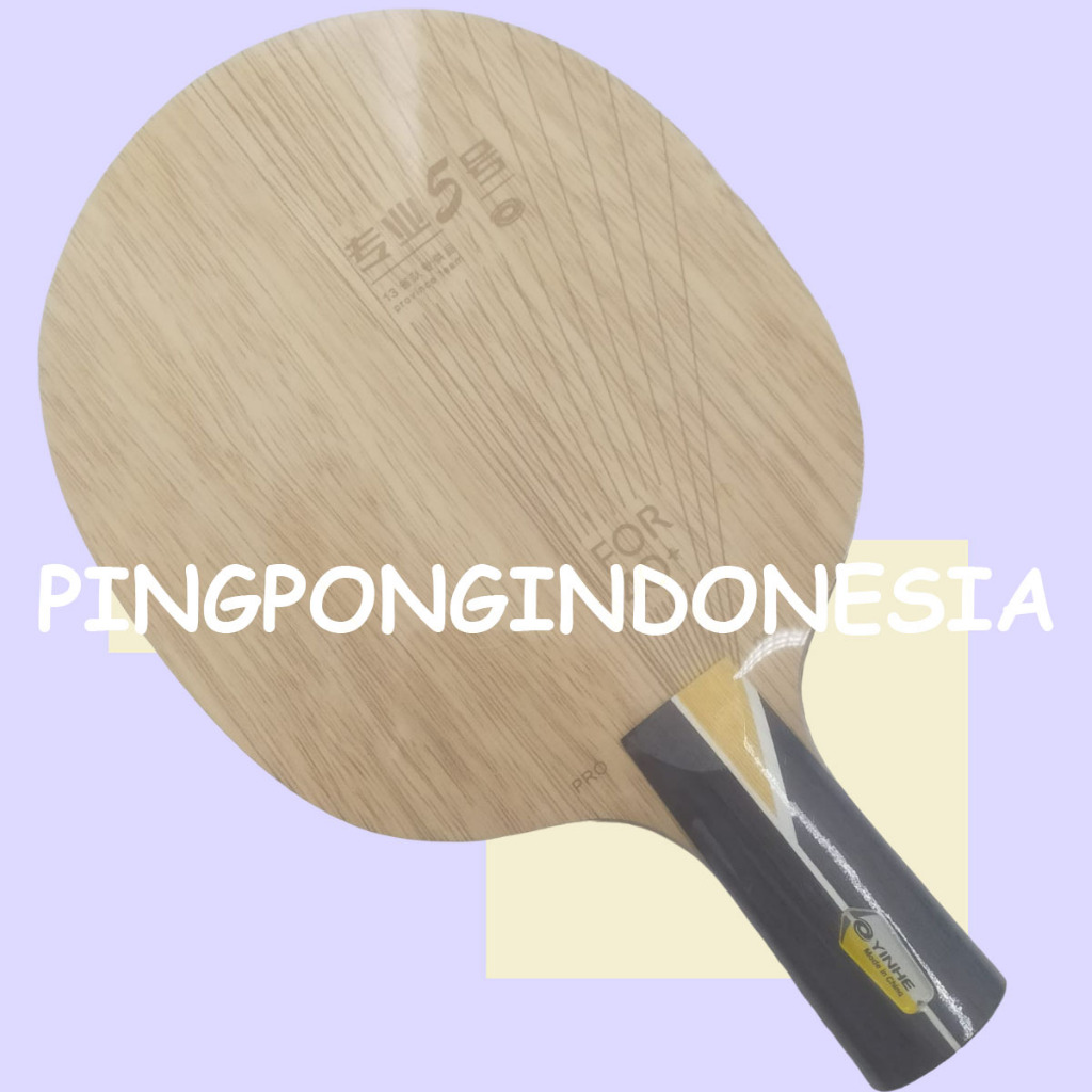 Yinhe Pro 05 - Penhold - Blade Kayu Pingpong Tenis Meja Bat Bet Pro05 Pro-05