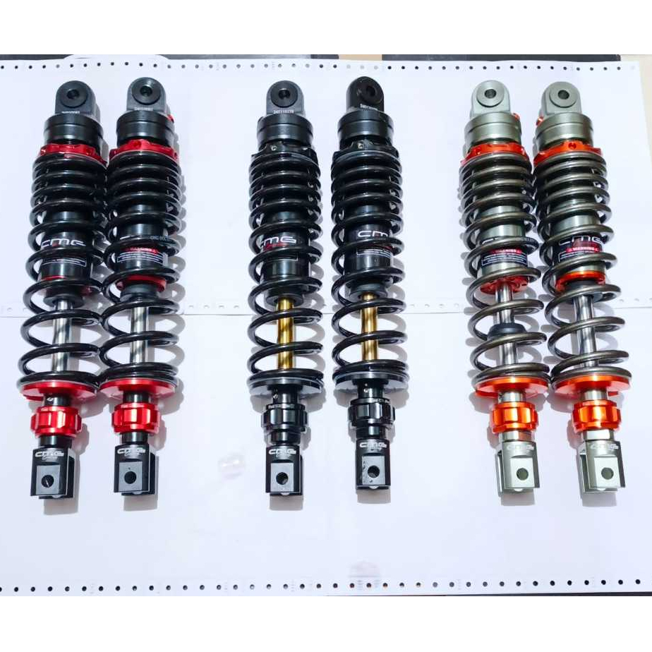 SHOCKBREAKER NON TABUNG CMG RAZOR REBOUND UKURAN : 330 MM UNTUK : YAMAHA NMAX OLD / RX KING ORIGINAL