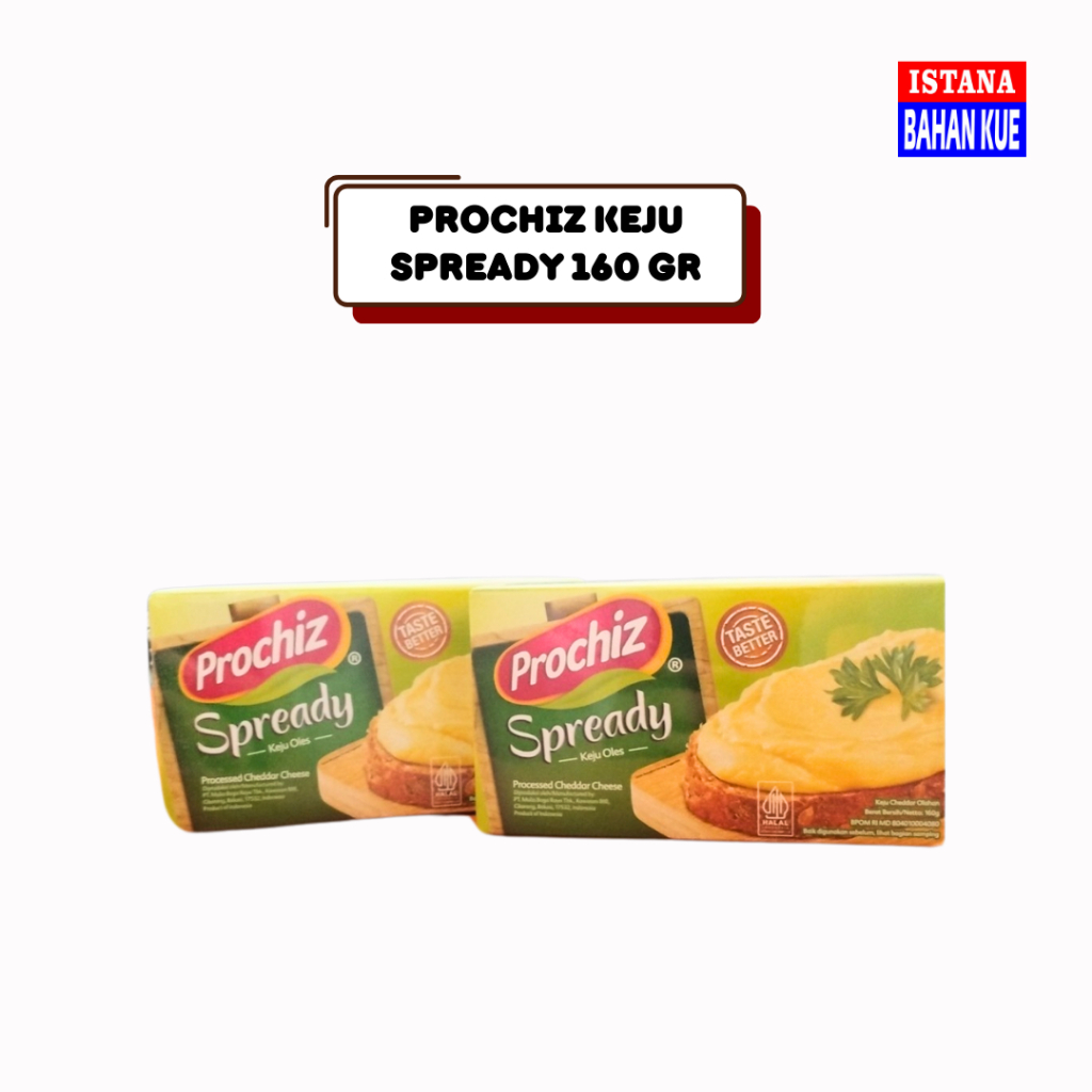 

PROCHIZ KEJU SPREADY | keju oles 160 gram