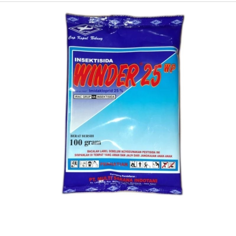 Insektisida Sistemik Winder Serbuk Imidakloprid 25WP 100 Gram