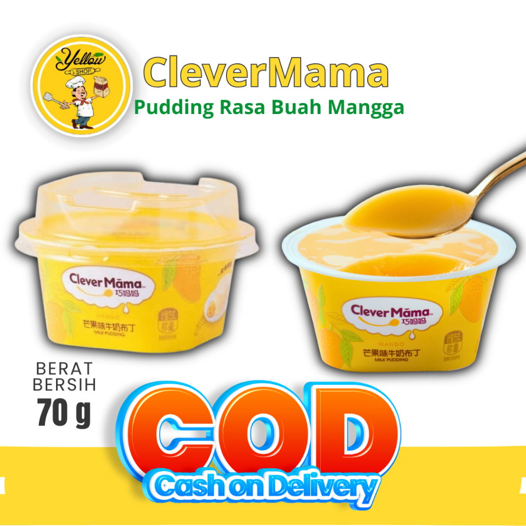 

PUDDING CLEVERMAMA / PUDDING RASA BUAH MANGGA 70GR